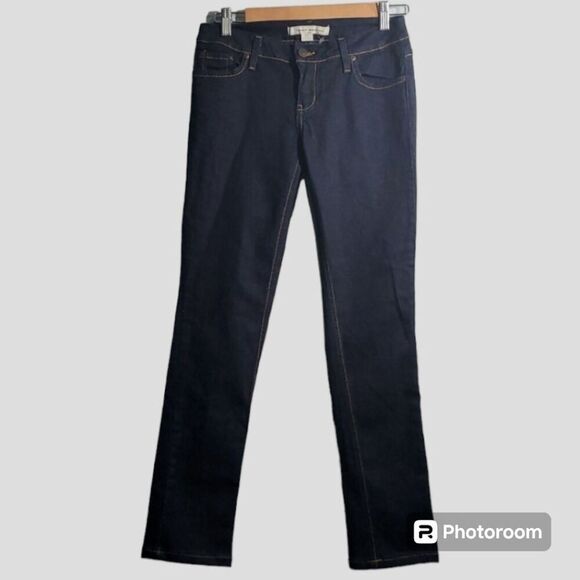 Forever 21 Y2k jeans women's size 27 size 4 US low rise dark jean Made In USA - Picture 1 of 14